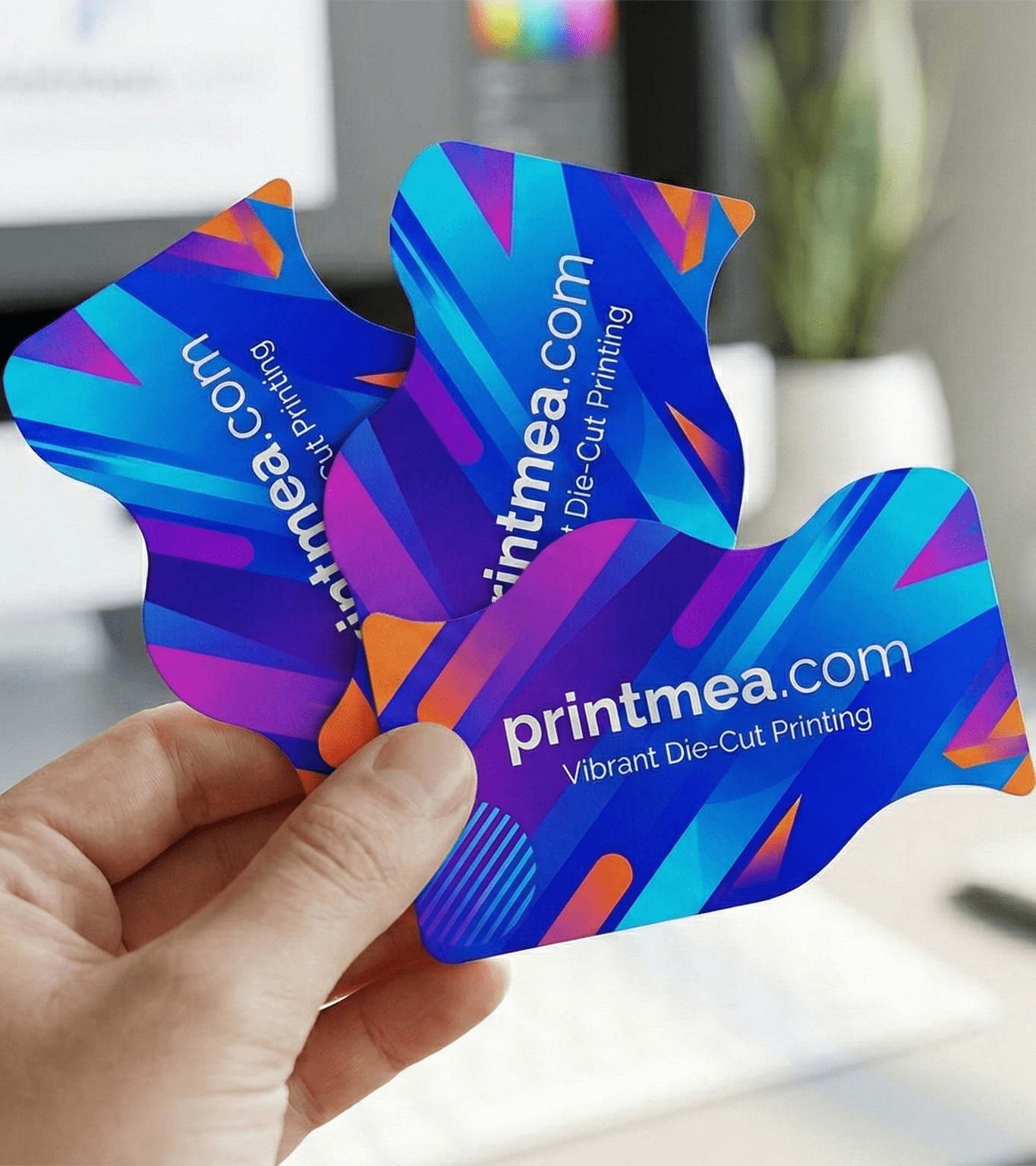 die cut business card Business Cards - Image 1